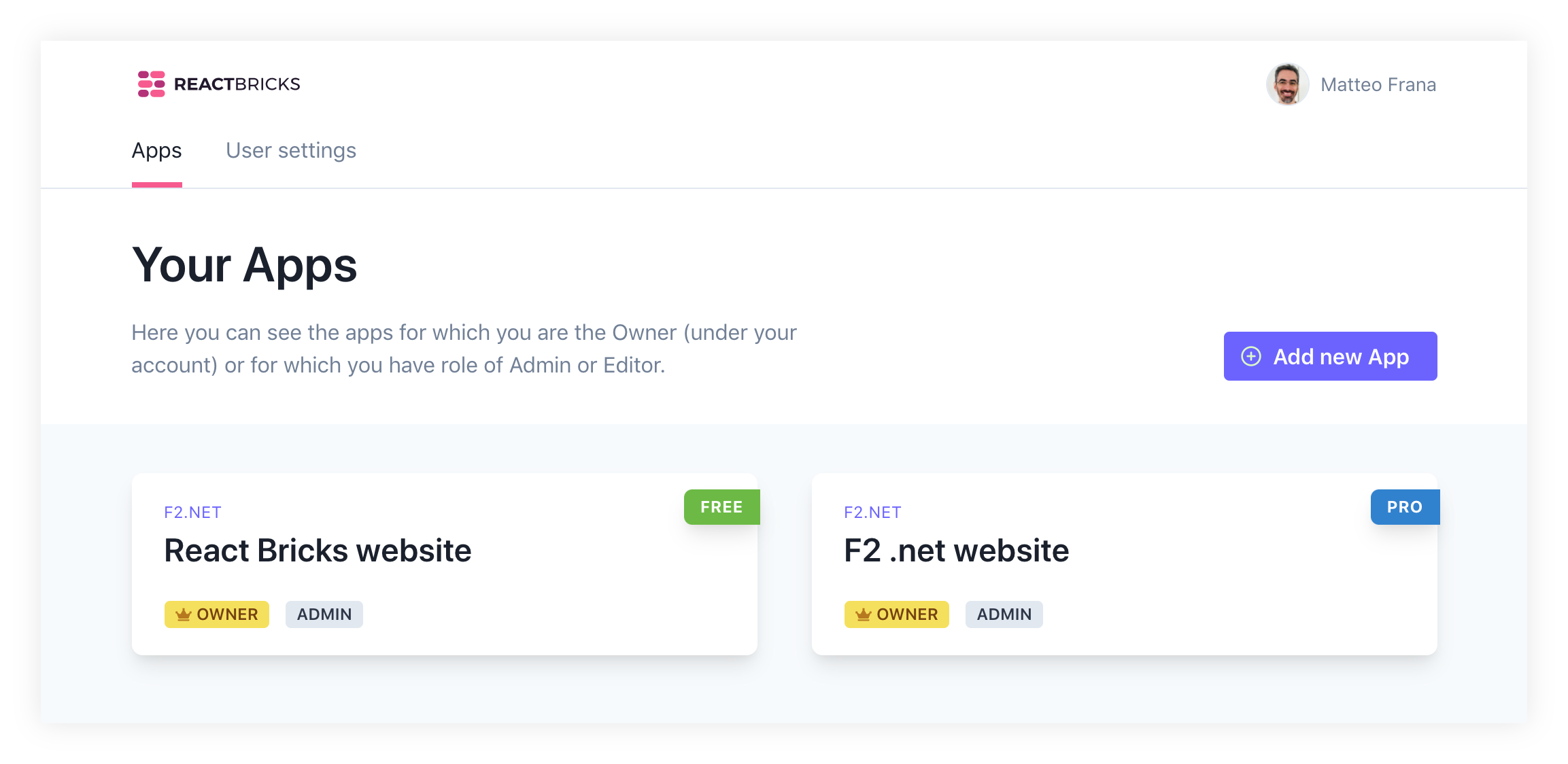 Dashboard Apps